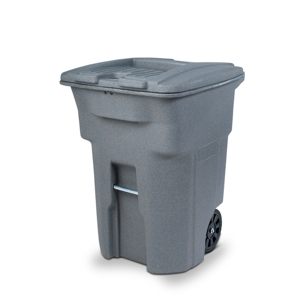 Toter 96 gal Trash Can, Graystone CDA96